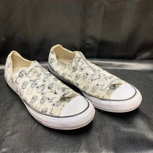 Mens converse size 8 pineapple print